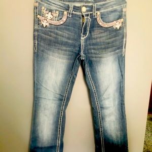 Grace in LA embellished jeans